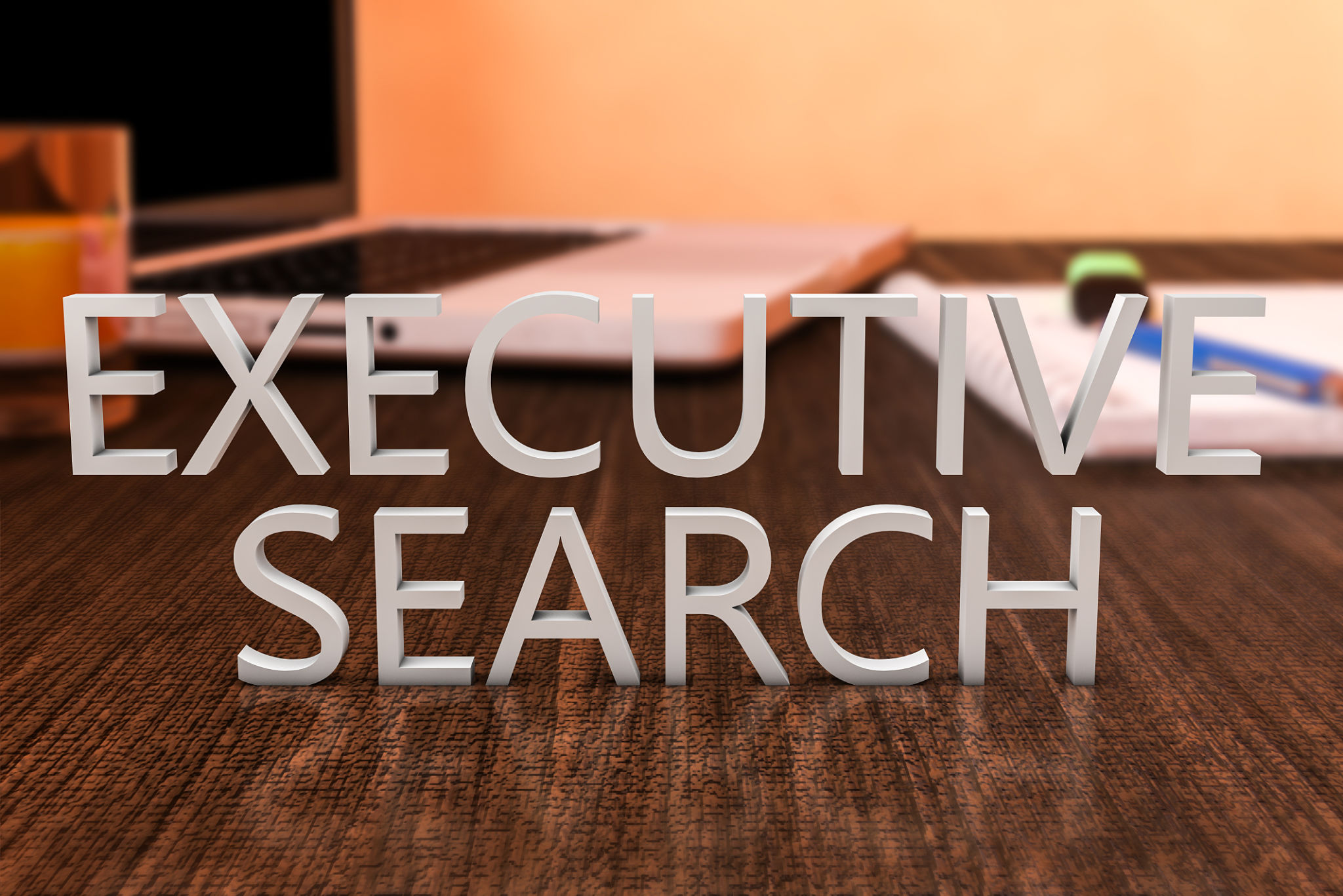 Executive Search text in 3D.